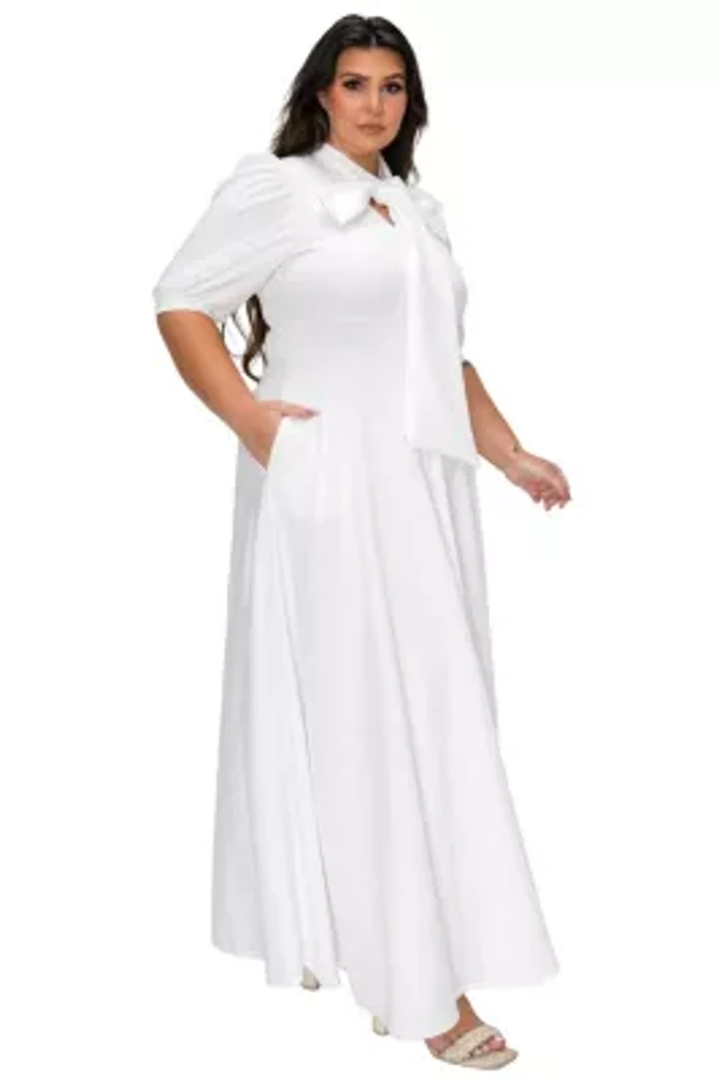 Plus Farrah Donna Dress