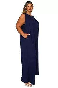 Plus Off Shoulder Full Length Jumpsuit