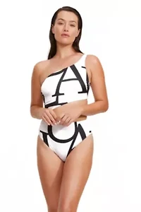 Signature One Shoulder Cut Out Piece