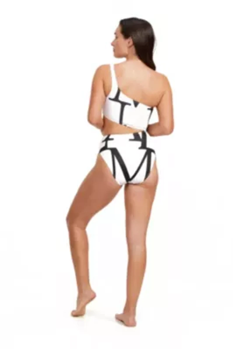 Signature One Shoulder Cut Out Piece