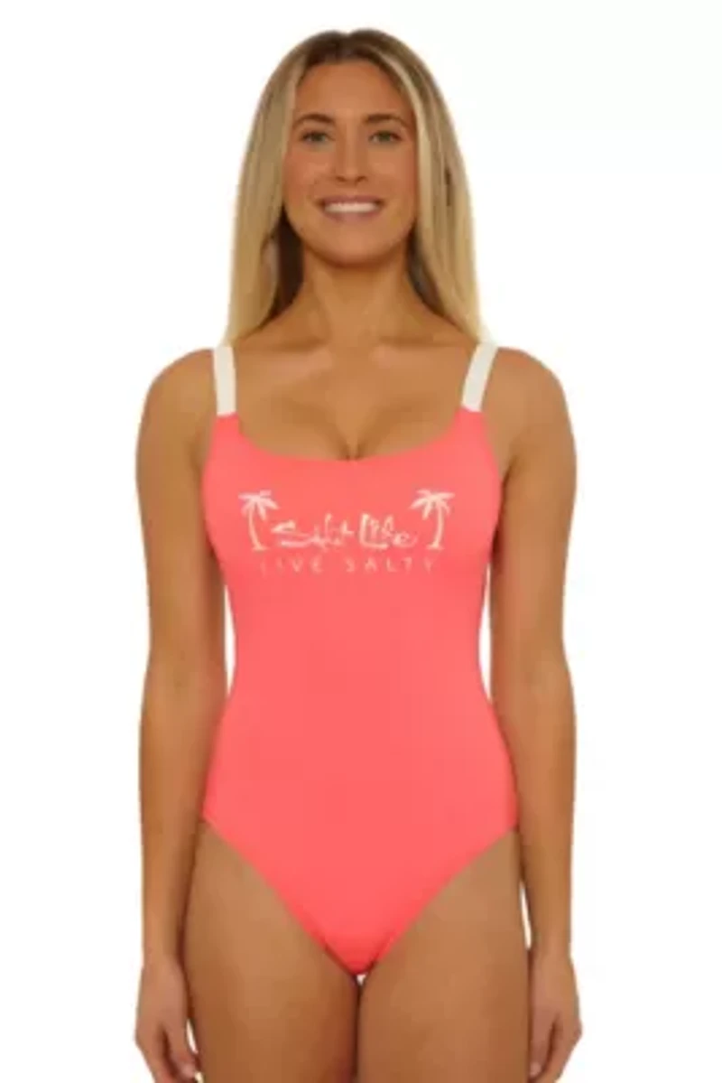 Live Salty Wendy Scoop Neck One Piece
