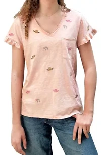 Cowboy Hat & Horseshoe Tee