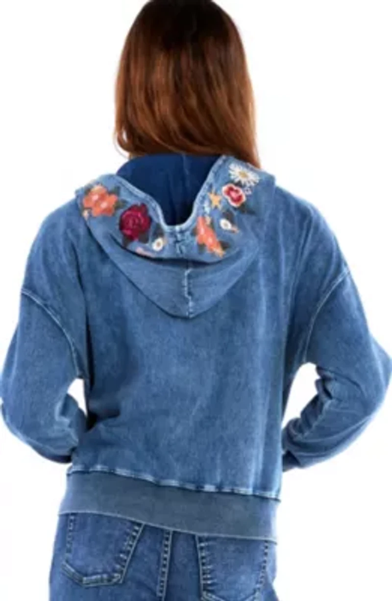 Camp Happy Denim Hoodie