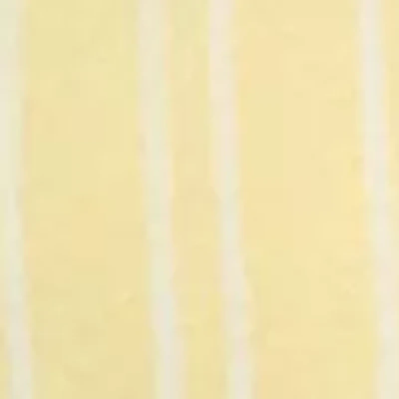 Cotton Mix Vertical Stripe V Neck Roll Sleeve