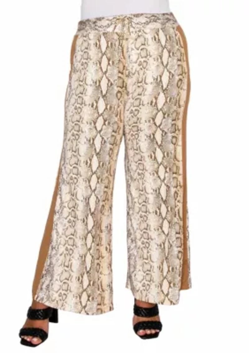 Python Side Contrast Pants