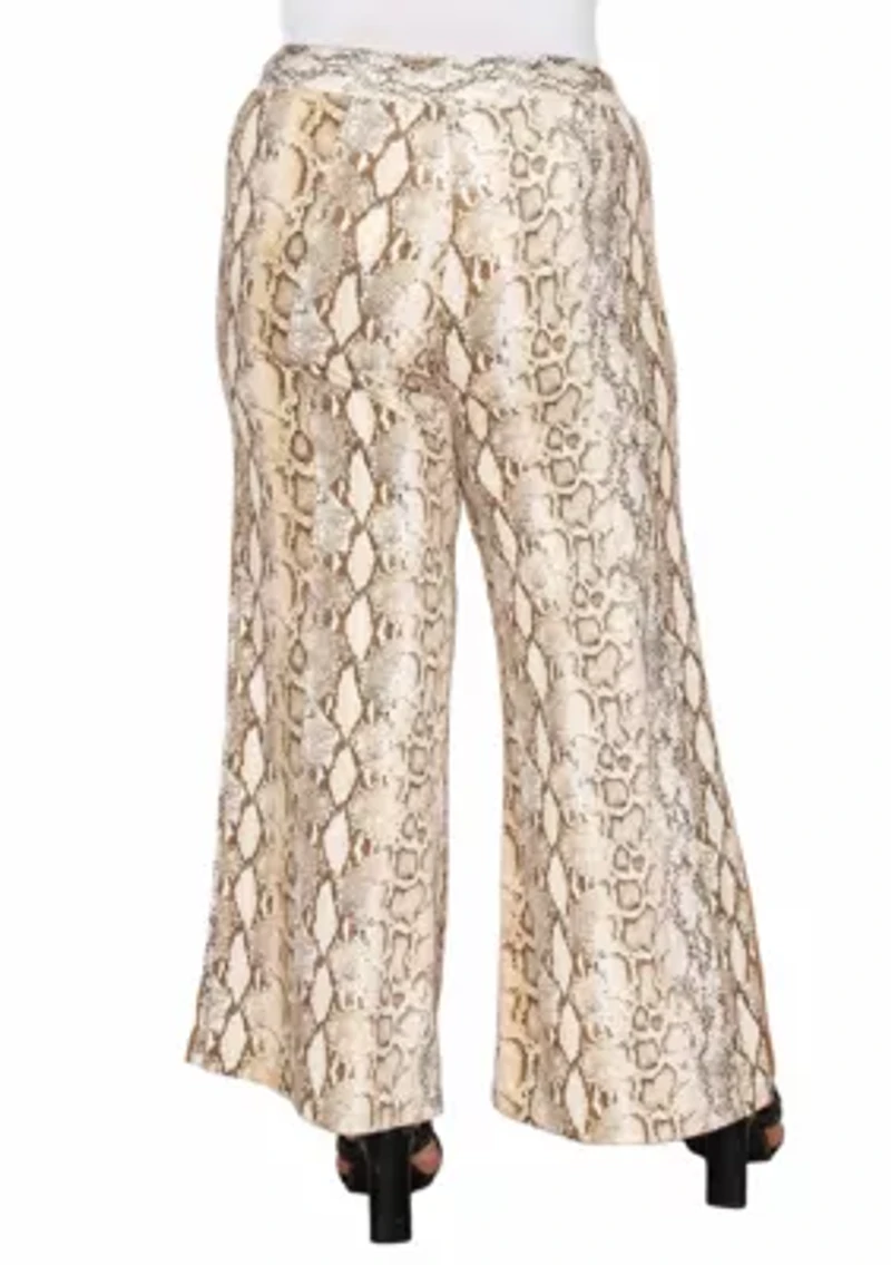 Python Side Contrast Pants