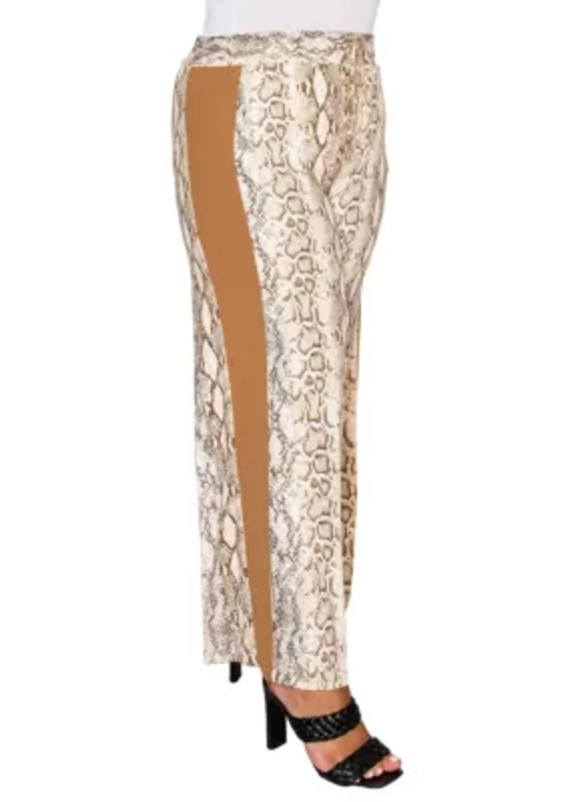 Python Side Contrast Pants