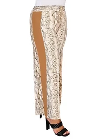 Python Side Contrast Pants