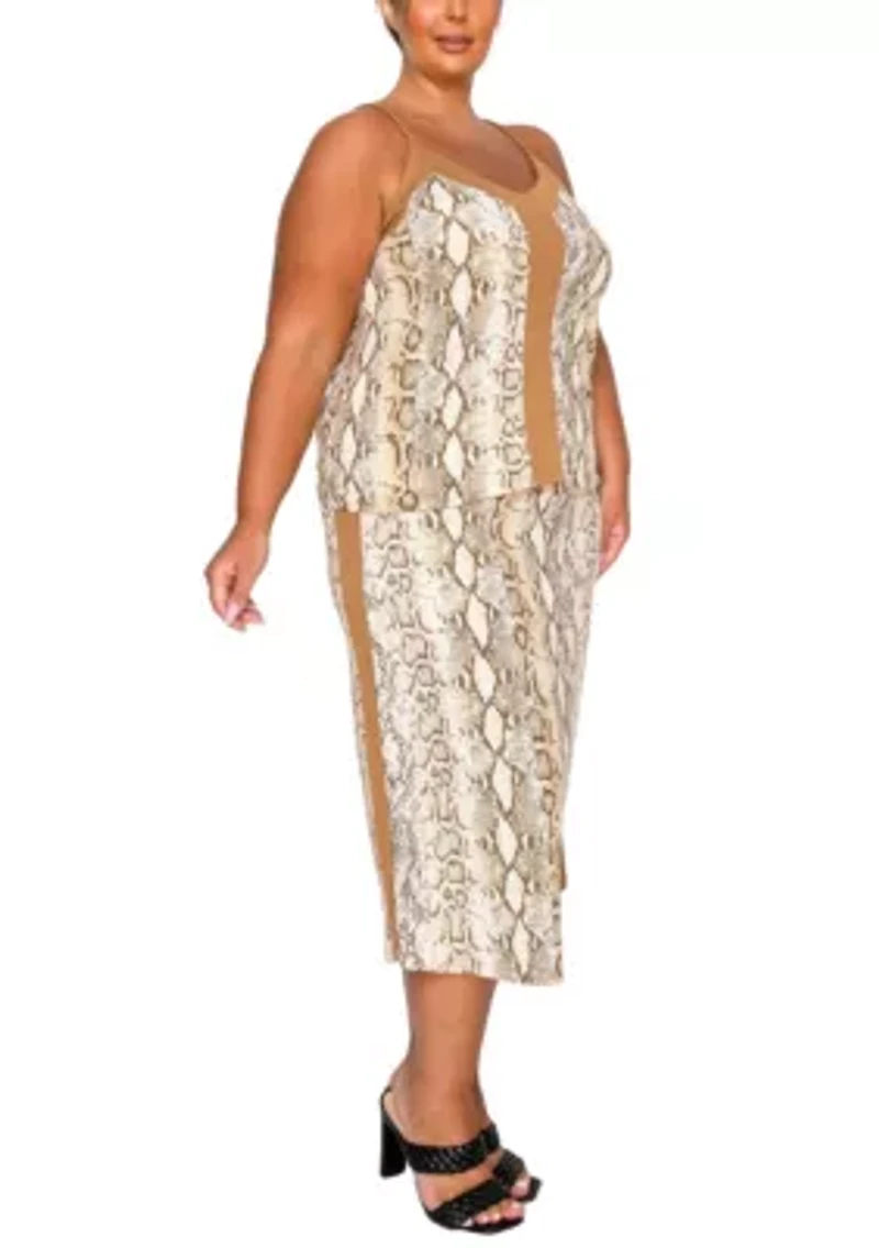 Python Side Contrast Pants