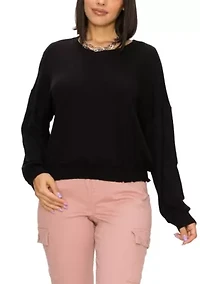Baby Thermal Elastic Band Dolman Long Sleeve
