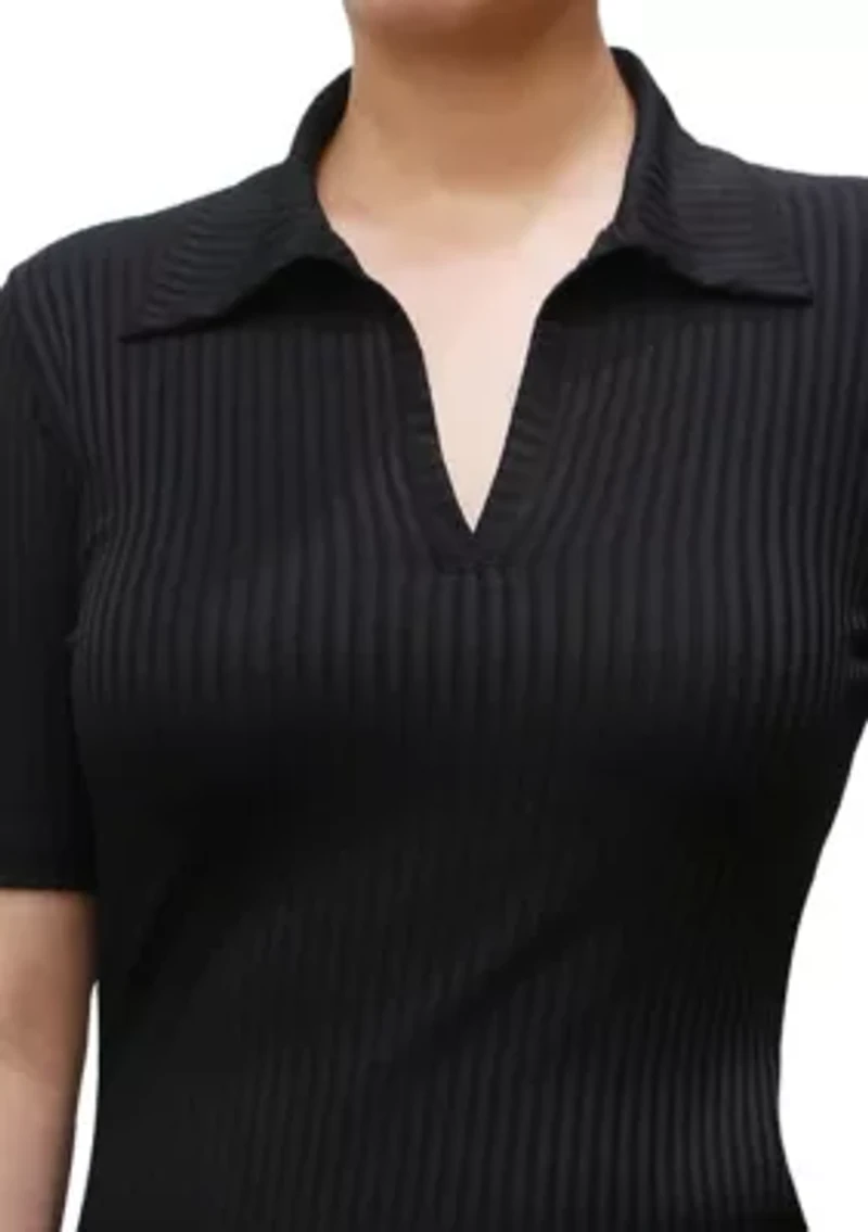 8x5 Rib Johnny Collar