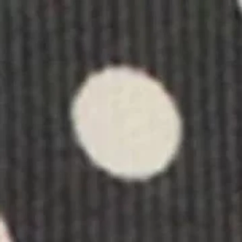 Polka Dot Double Knit Hoodie Short Sleeve Elastic Hem