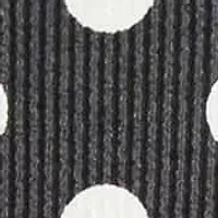 Polka Dot Double Knit Hoodie Short Sleeve Elastic Hem