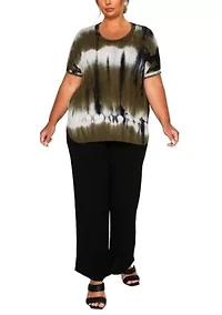 Hand Tie Dye DBL Binding S/S Tee