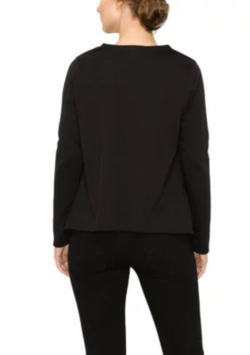 French Terry Blazer Cardi