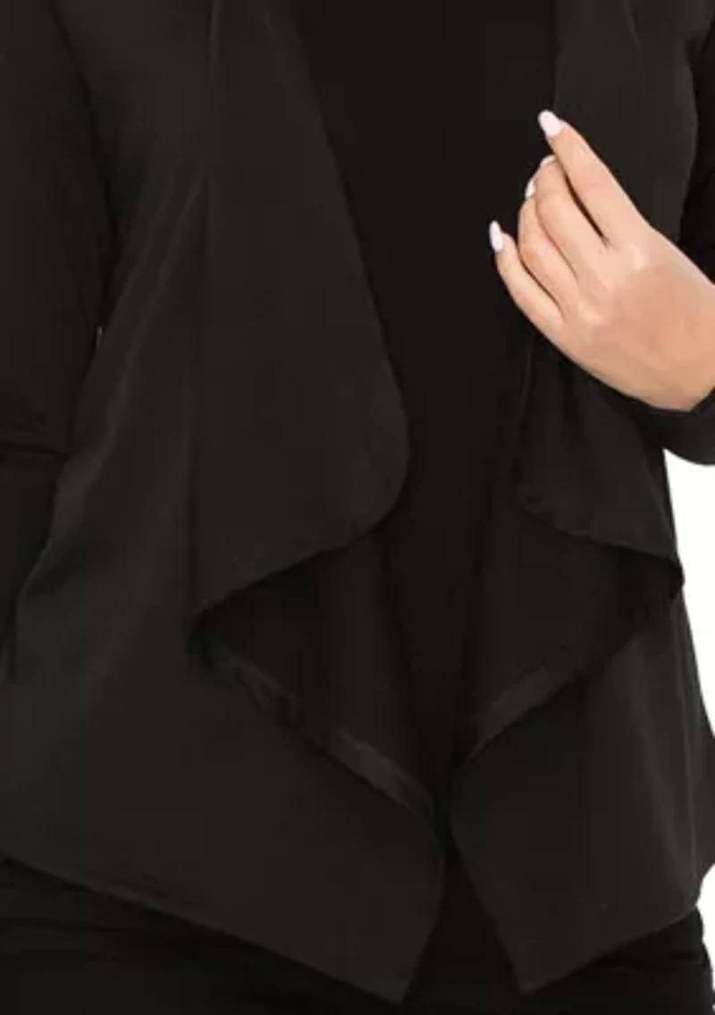 French Terry Blazer Cardi