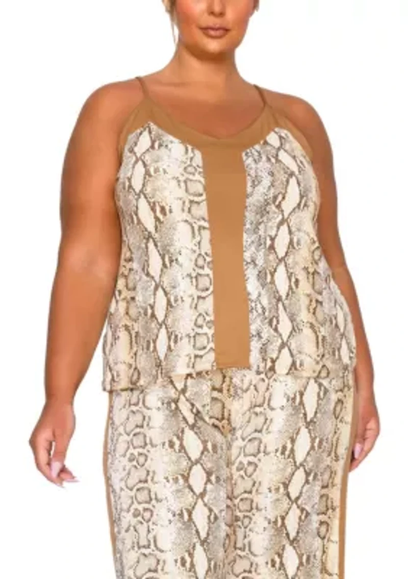 Python Contrast Panel Cami