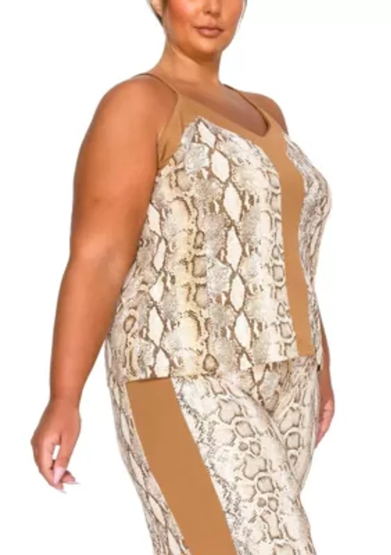 Python Contrast Panel Cami