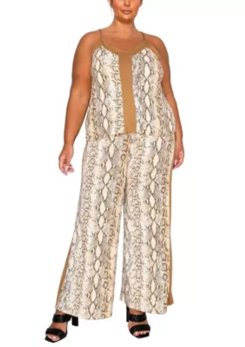 Python Contrast Panel Cami