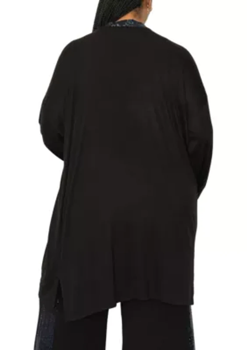 Sequin contrast Cardi