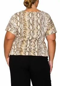 Python Cinch Waist Dolman