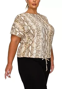 Python Cinch Waist Dolman