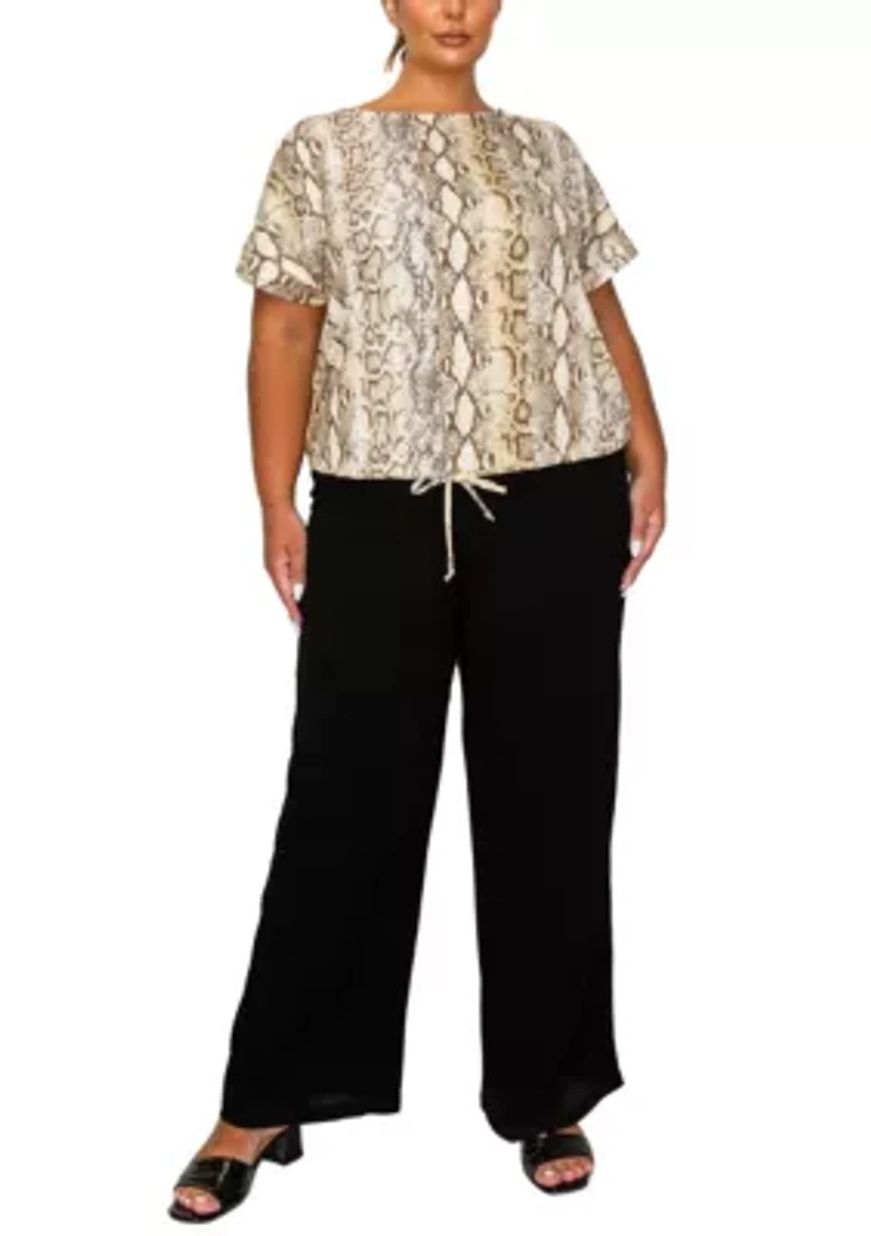 Python Cinch Waist Dolman