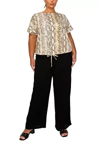 Python Cinch Waist Dolman