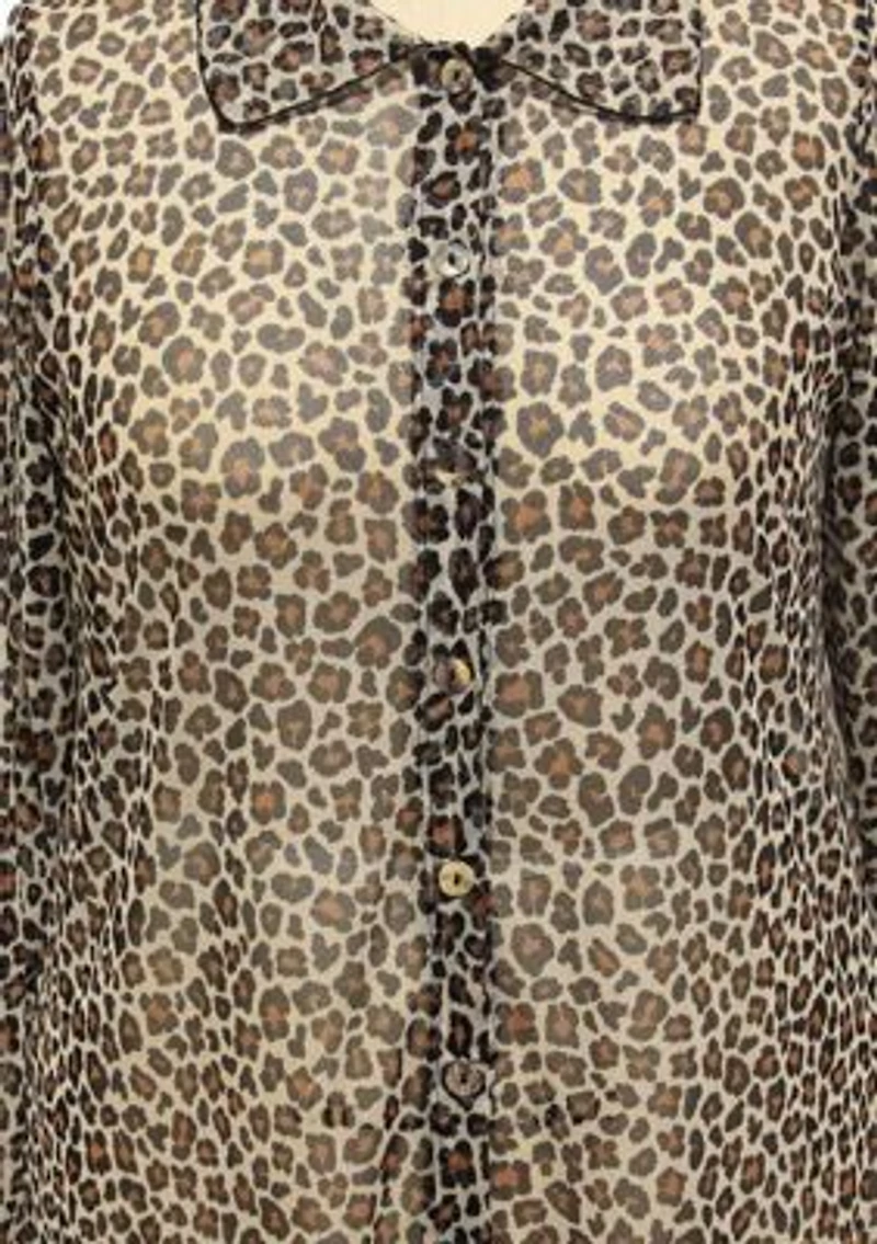 Jaguar Mesh Button Front shirt
