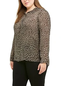 Jaguar Mesh Button Front shirt