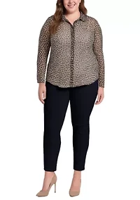 Jaguar Mesh Button Front shirt