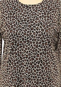 Jaguar Mesh Scoop Neck Long Sleeve Front And Back Lined