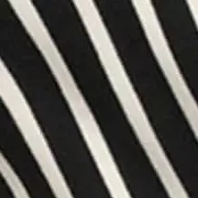 Ponti Stripe Square Neck Vest