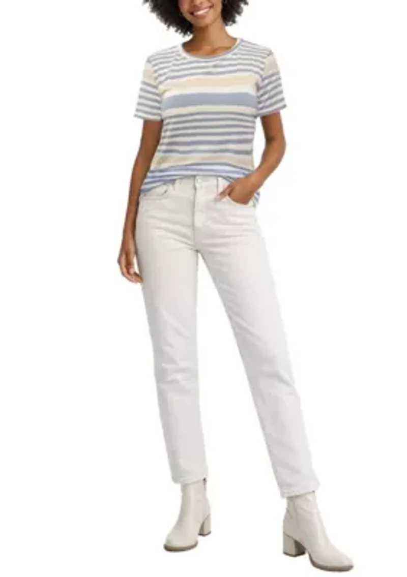 Engineered Stripe Short Sleeve Tee