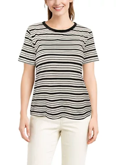 Siro Variegated Stripe Short Sleeve Tee