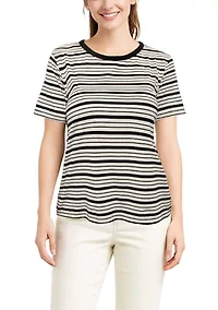 Siro Variegated Stripe Short Sleeve Tee