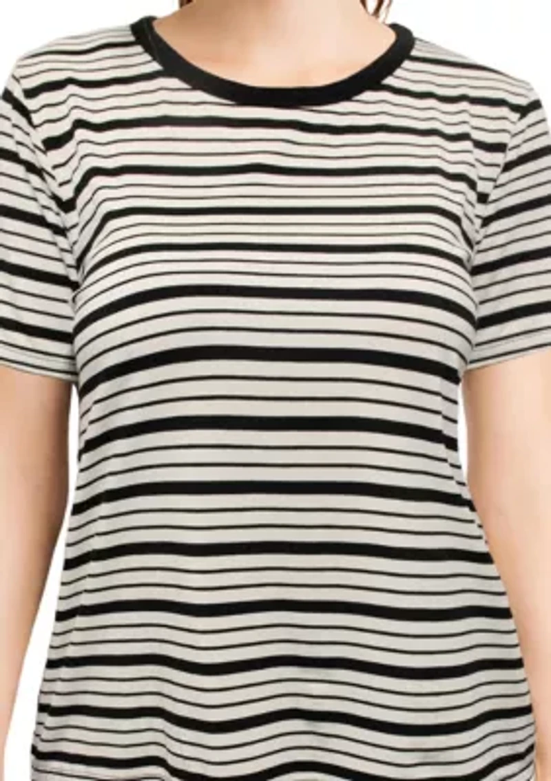 Siro Variegated Stripe Short Sleeve Tee