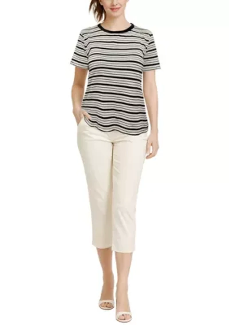 Siro Variegated Stripe Short Sleeve Tee
