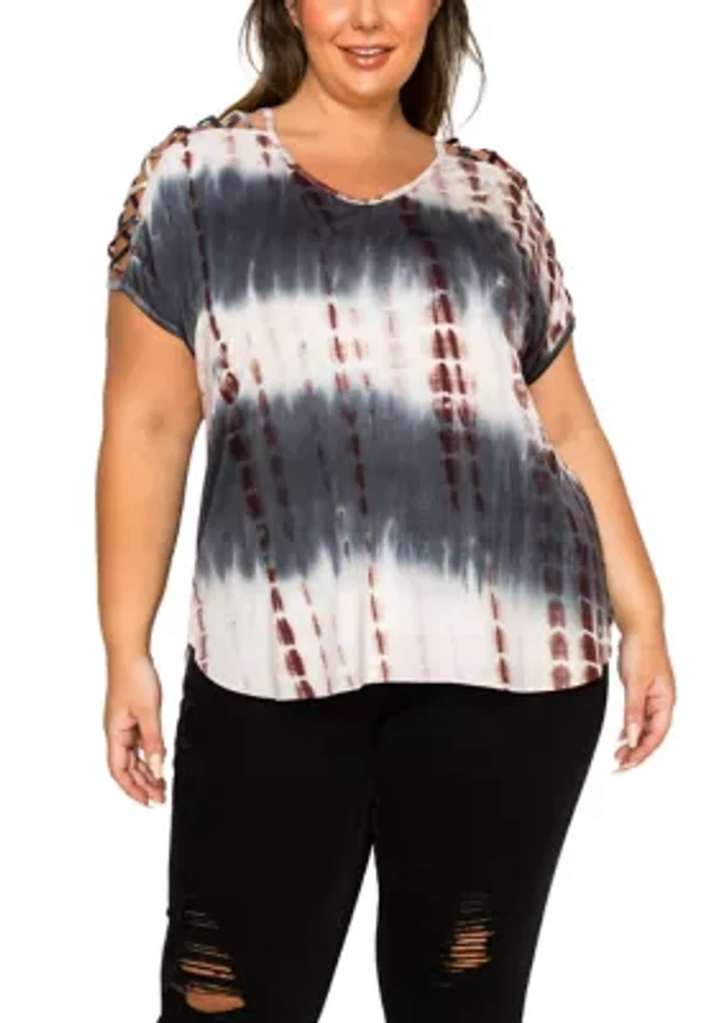 Hand Tie Dye Lattice