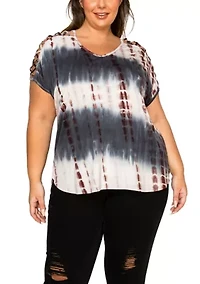 Hand Tie Dye Lattice