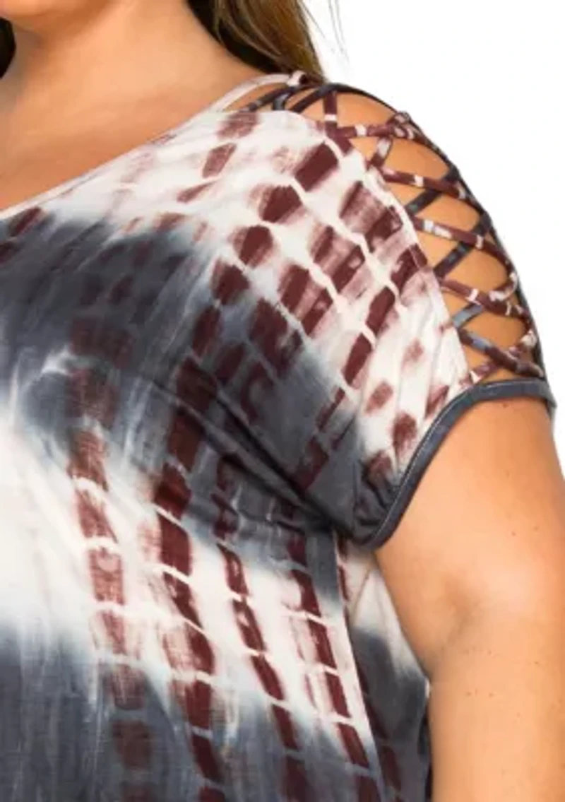 Hand Tie Dye Lattice