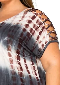 Hand Tie Dye Lattice