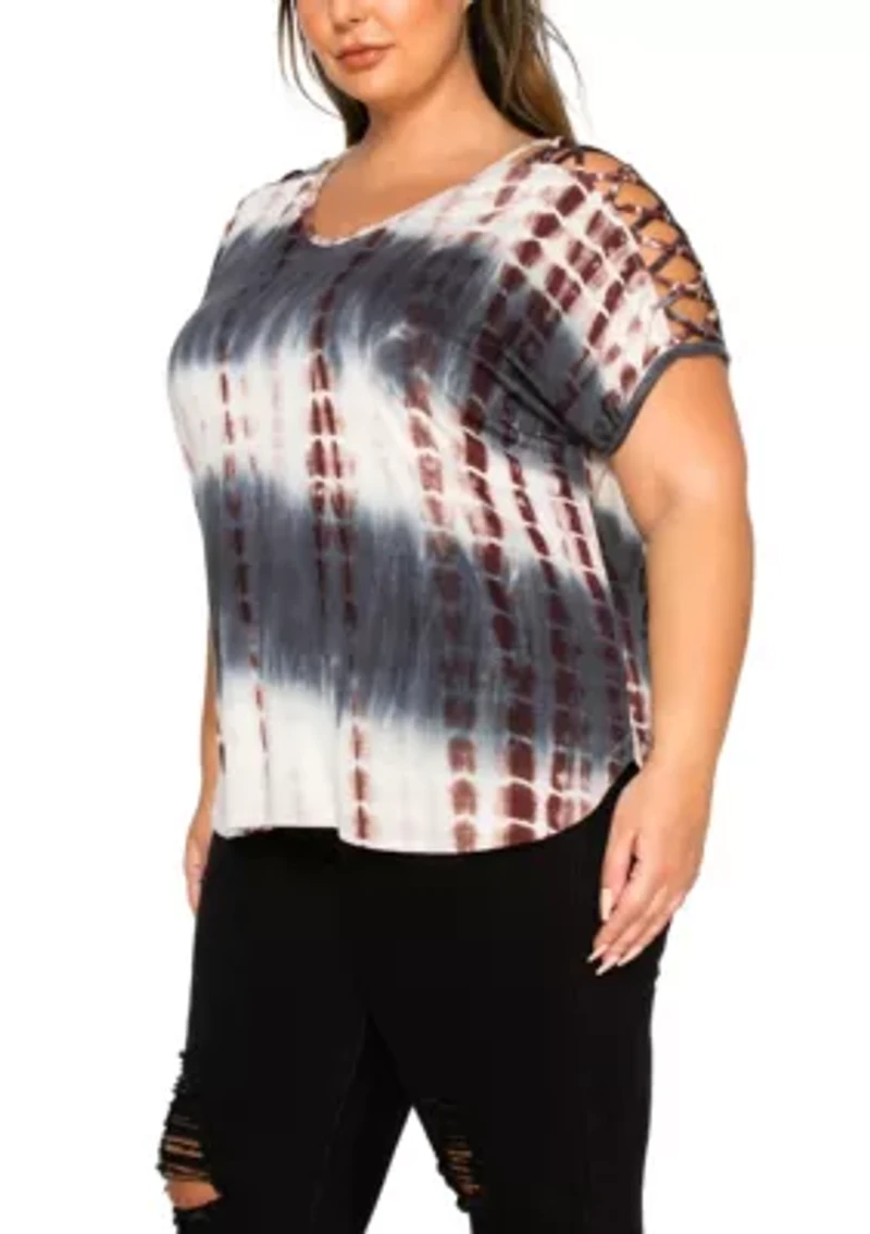 Hand Tie Dye Lattice