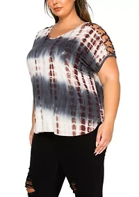Hand Tie Dye Lattice
