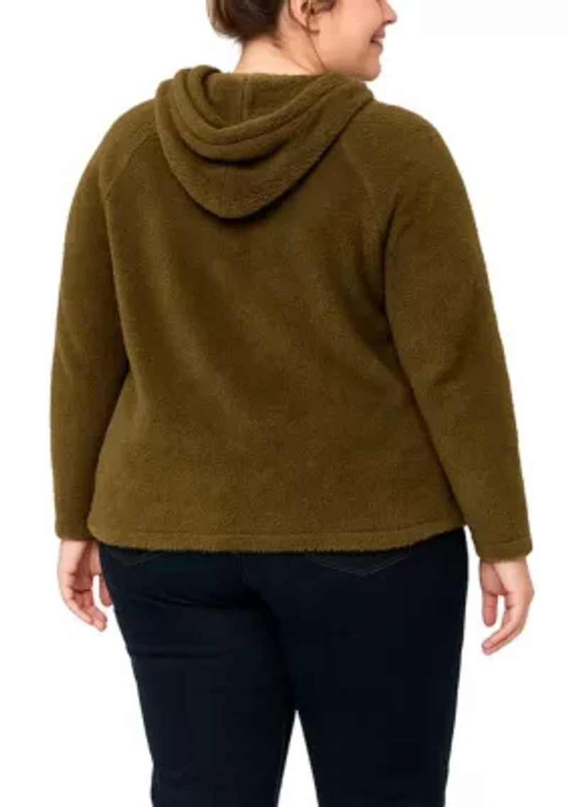 Feather Cozy Rib Hoodie Long Sleeve