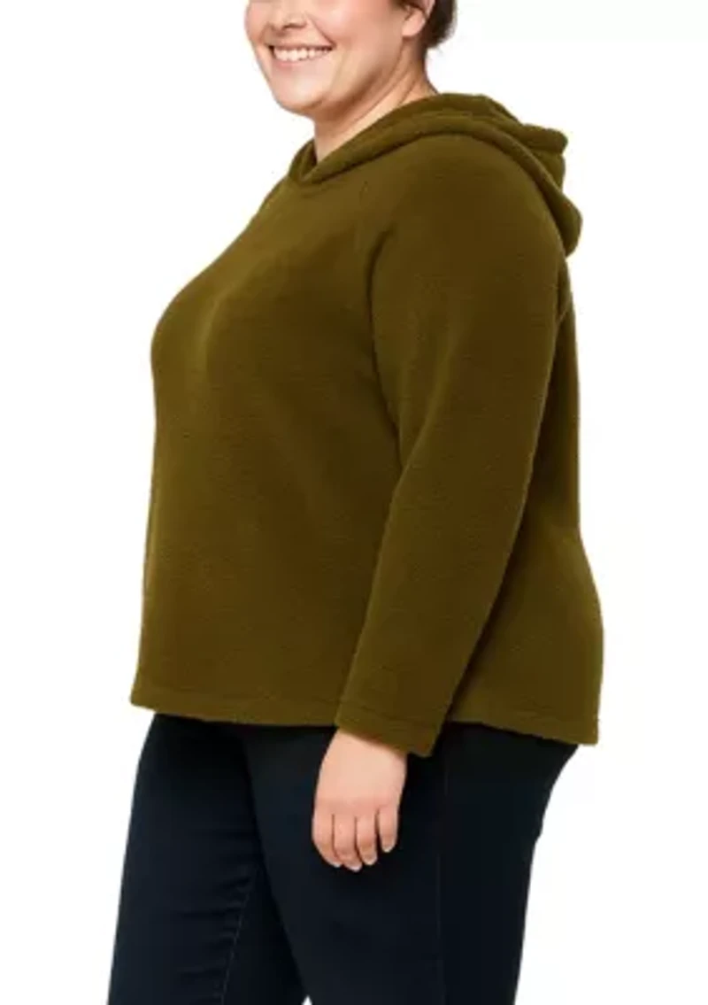 Feather Cozy Rib Hoodie Long Sleeve