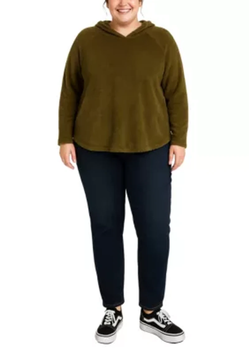 Feather Cozy Rib Hoodie Long Sleeve