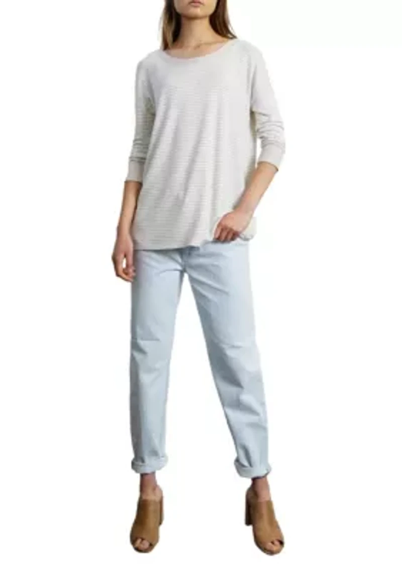 Soft French Terry Cross Back Top