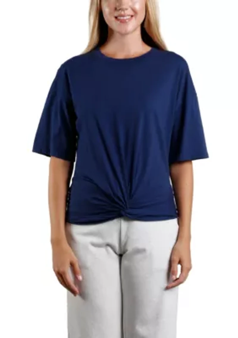 Cotton Jersey Twist Tee