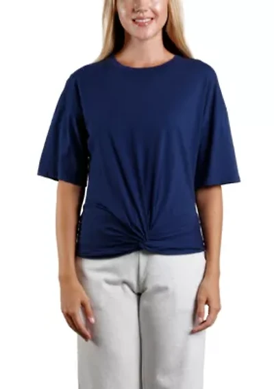 Cotton Jersey Twist Tee